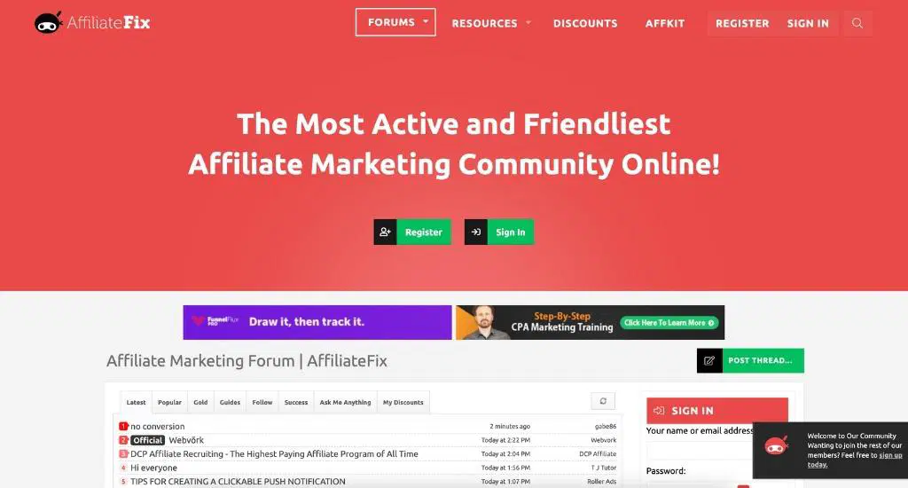 AffiliateFix Forum