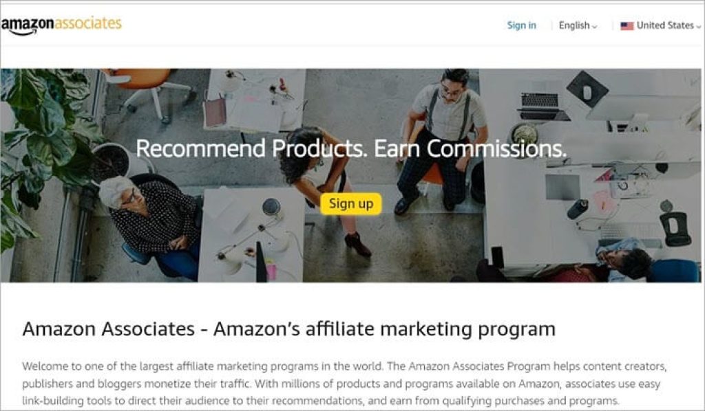 Amazon Associates and Affiliate Marketing Networks