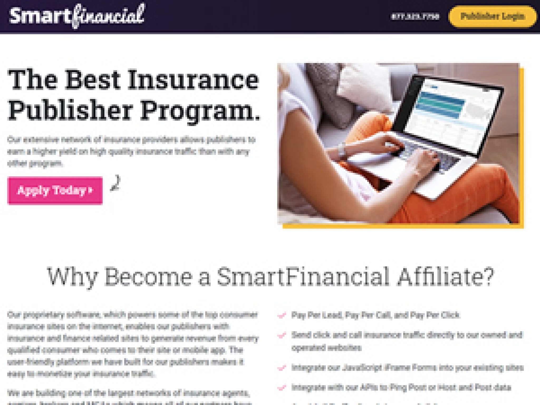 SmartFinancial Affiliate Program Best Insurance Affiliate Program