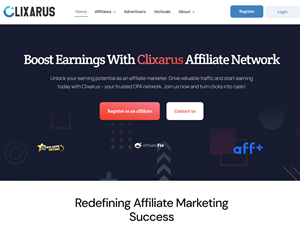 Clixarus Affiliate Network 